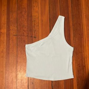 Everlane NWT crop one shoulder tank